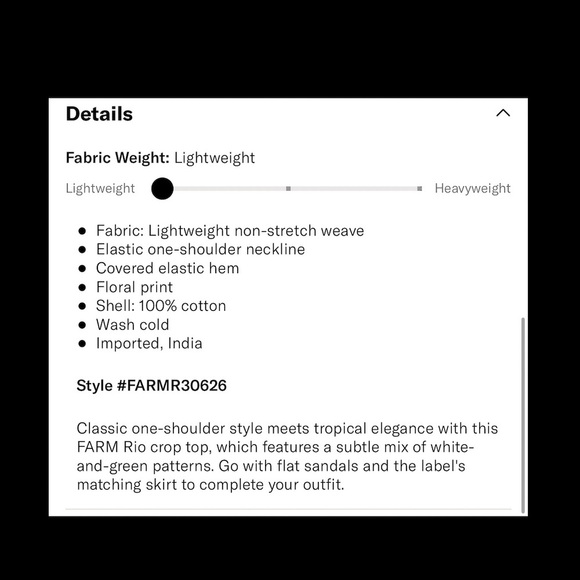 Farm Rio McCaw Elegance Crop - Picture 7 of 7